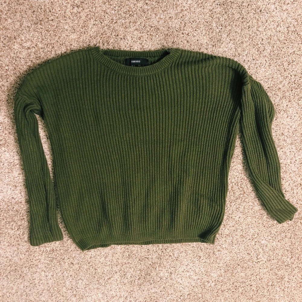 Olive Oversized Sweater